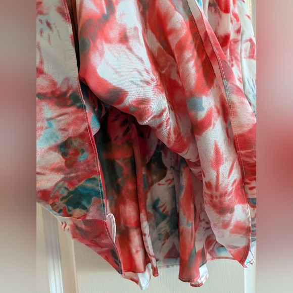 Parker Strapless Floral Silk Mini Dress Salsamonet Size XS NWT Prom Homecoming - Picture 7 of 15